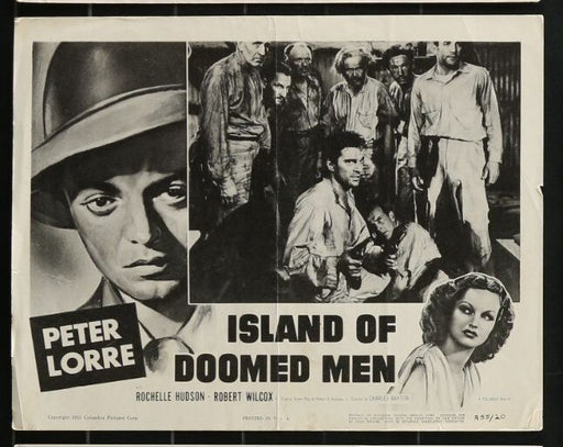 Island of Doomed Men (1940) Original Lobby Card Movie Poster 11x14