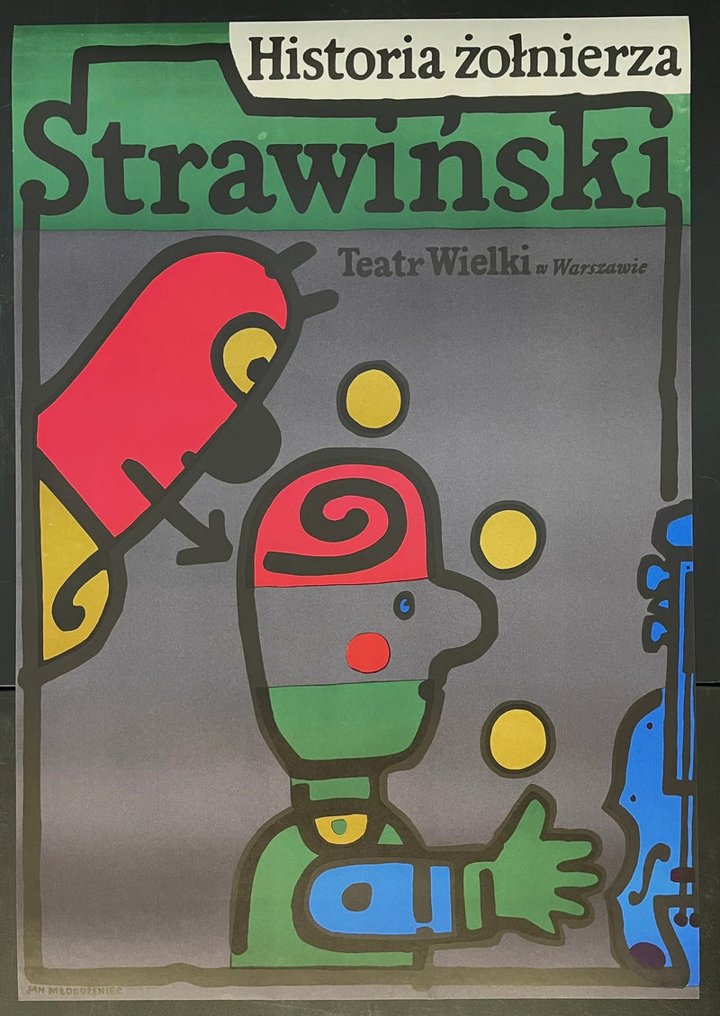 Historia żołnierza (1982) Original Polish Theater Poster 26x38