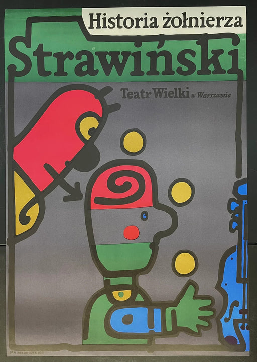 Historia żołnierza (1982) Original Polish Theater Poster 26x38