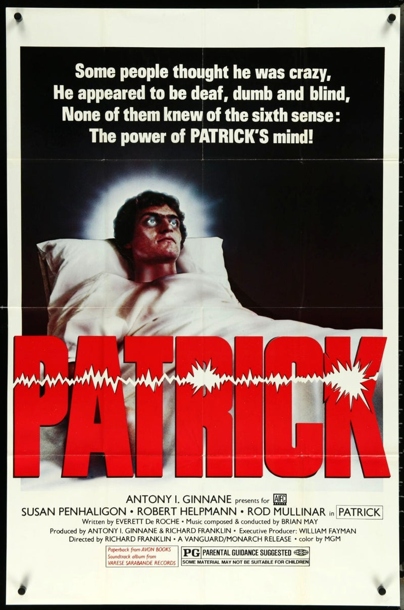 Patrick (1978) Original Movie Poster Folded 27x41