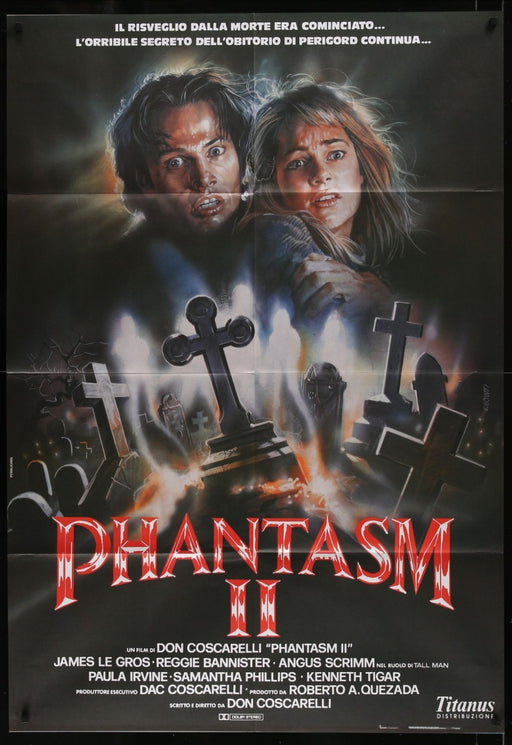 Phantasm II (1988) Original Italian 1P Movie Poster Folded 39x55