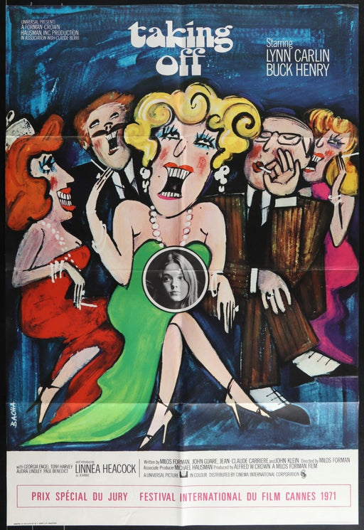 Taking Off (1971) Original Movie Poster Folded 27x41