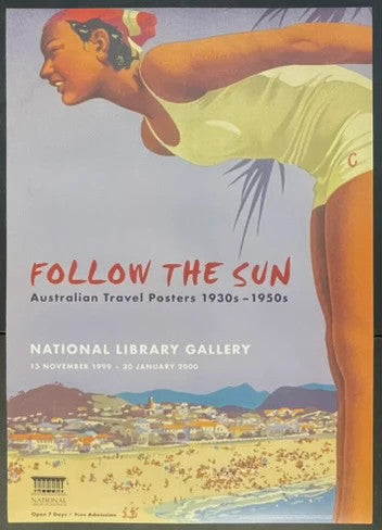 Follow the Sun (2004) Original Travel Exhibition Poster 23x33