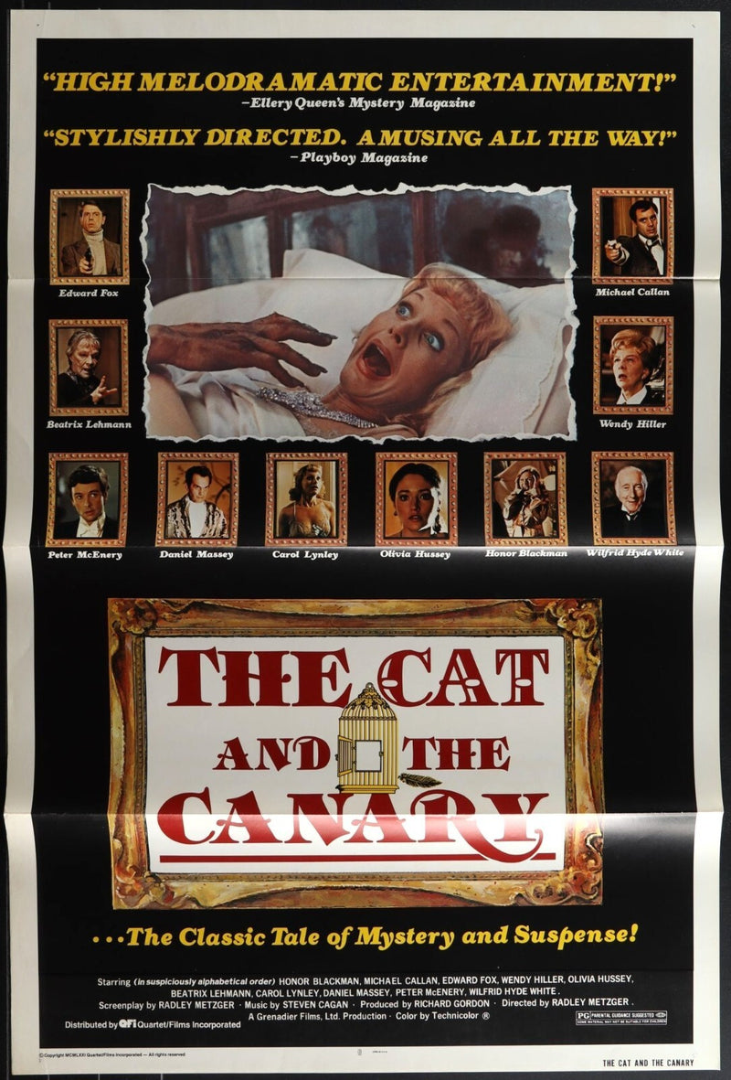 The Cat and the Canary (1978) Original Movie Poster Folded 27x41 EM8-516