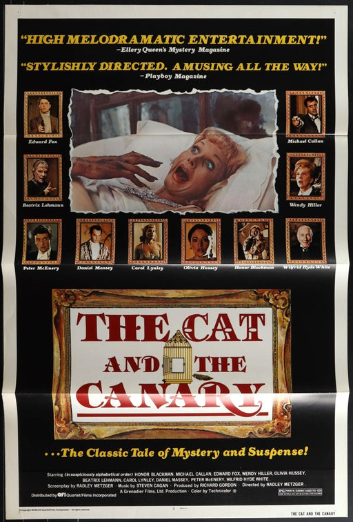 The Cat and the Canary (1978) Original Movie Poster Folded 27x41 EM8-516