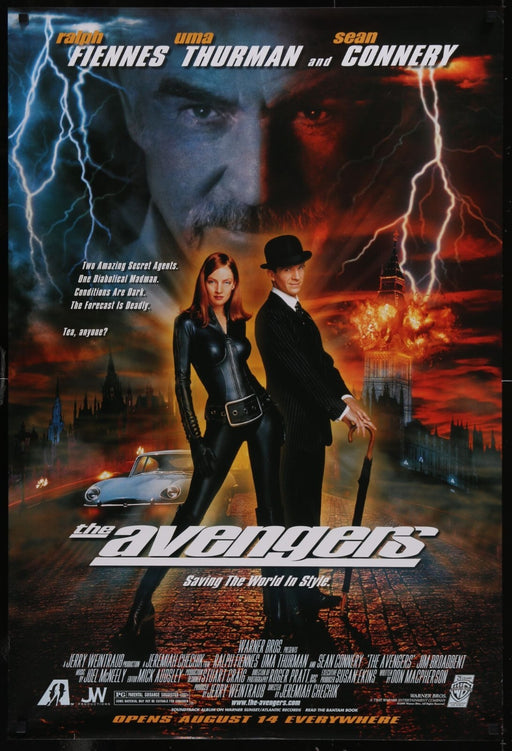 The Avengers (1998) Original Movie Poster Rolled double-sided 27x40