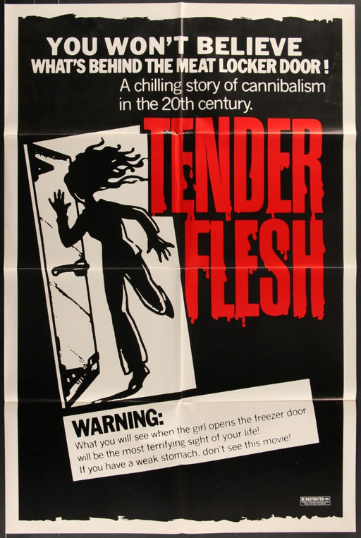 Tender Flesh (1976) Original Movie Poster Folded 27x41