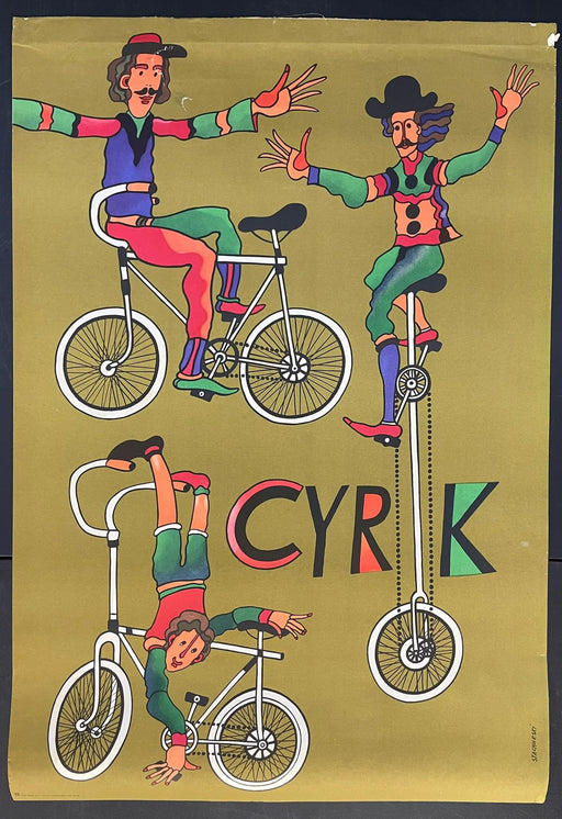 CYRK (1975) Original Polish Circus Poster 26x38