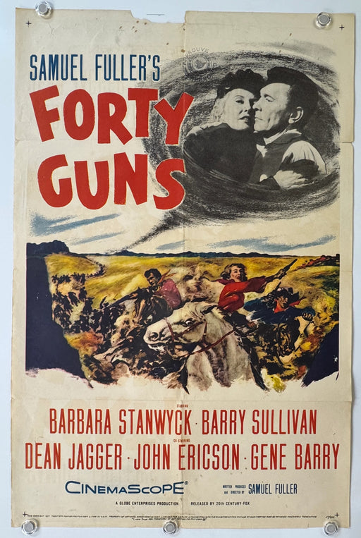 Forty Guns (1957) Original U.S. One Sheet Movie Poster 27x41