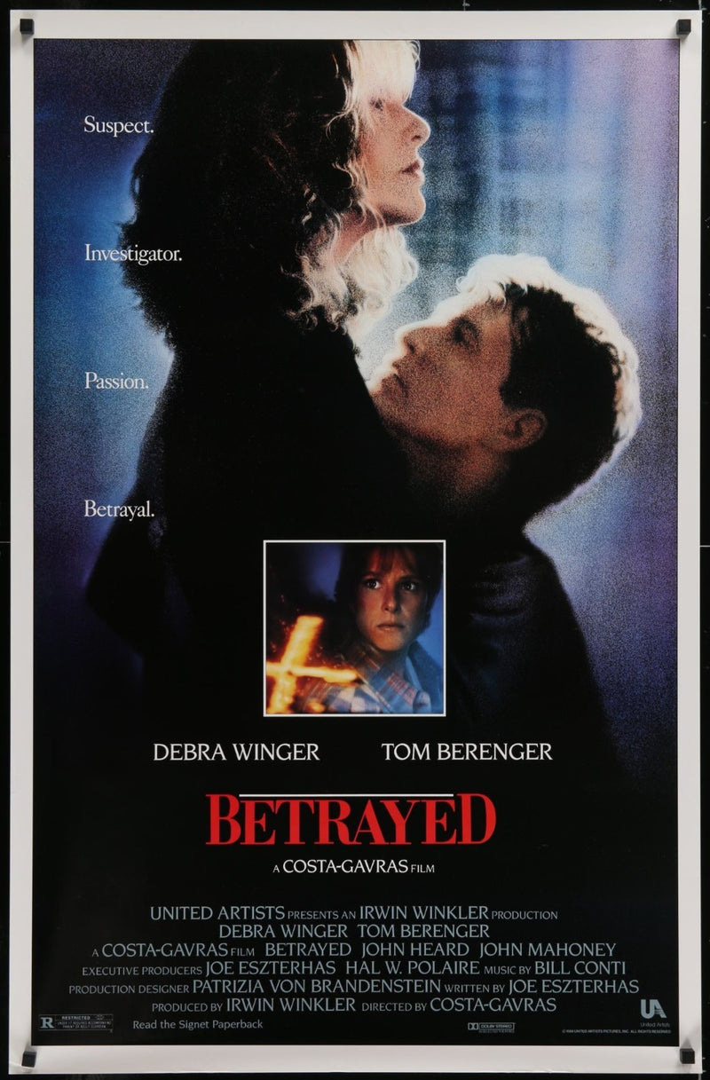 Betrayed (1988) Original Movie Poster 27x40