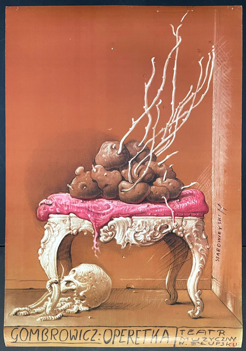 Operetka (1977) Original Polish Theatre Poster Starowieyski 26x38