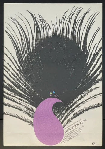 Piękne jest życie (1987) Original Polish Theater Poster 26.5x38.5