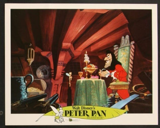 Peter Pan (1953 Re-release) Original Lobby Card Movie Poster 11x14