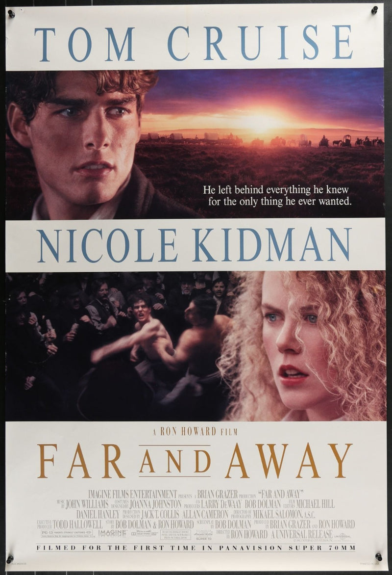 Far and Away (1992) Original Double-sided Movie Poster Rolled 27x40