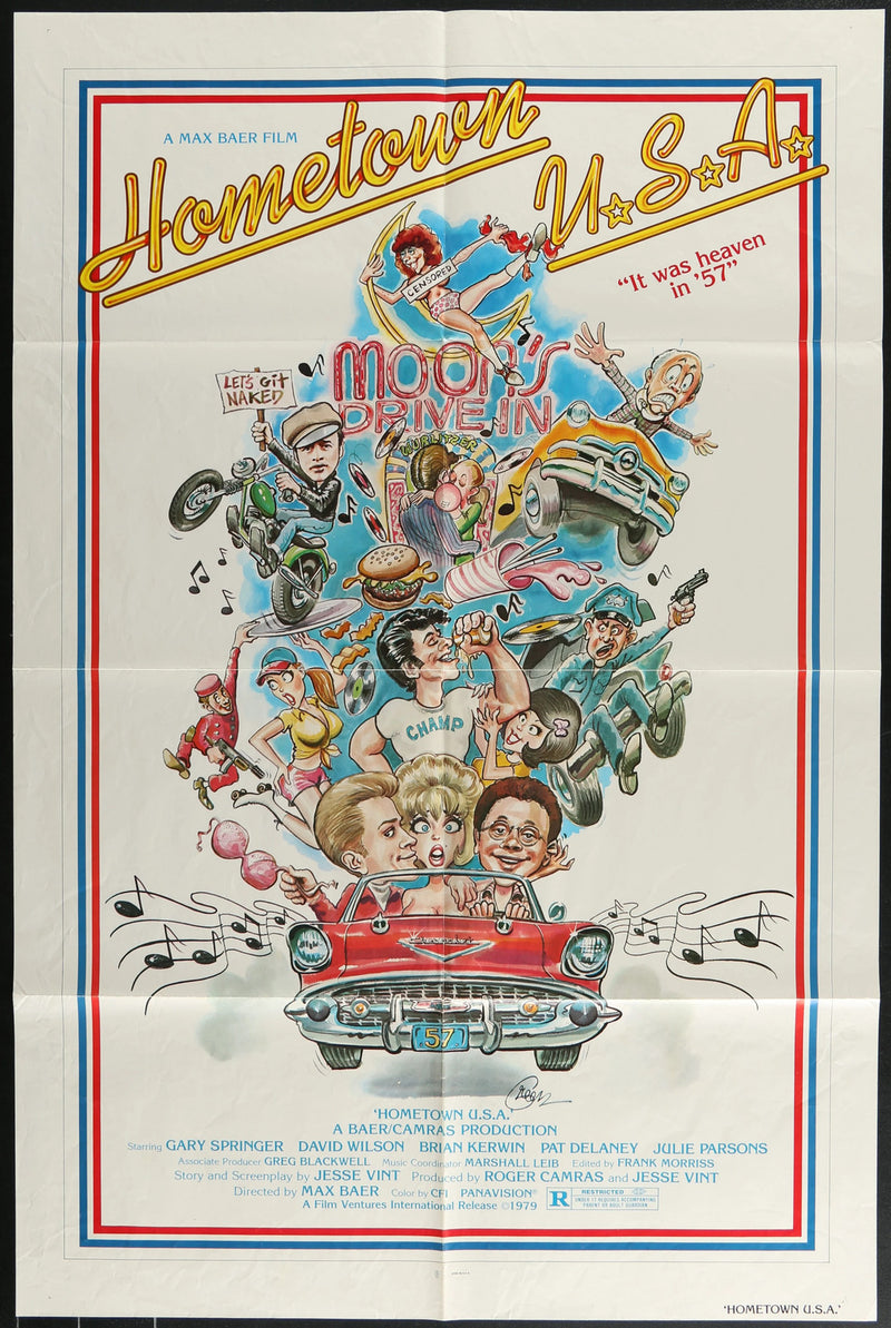 Hometown U.S.A. (1979) Original Movie Poster Folded 27x41