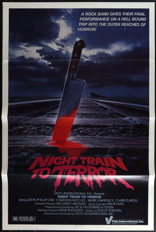 Night Train to Terror (1985) Original Movie Poster Folded 27x41 EM8-511