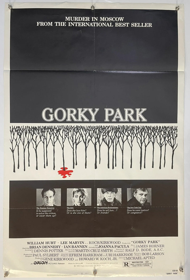 Gorky Park (1983) Original Movie Poster 27x41