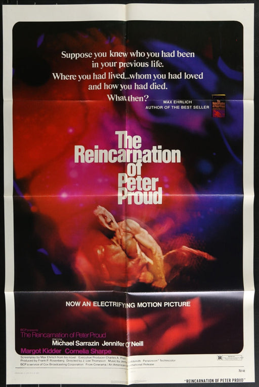 The Reincarnation of Peter Proud (1975) Original Movie Poster Folded 27x41
