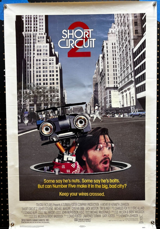 Short Circuit 2 (1988) Original Rolled Poster (27x41)