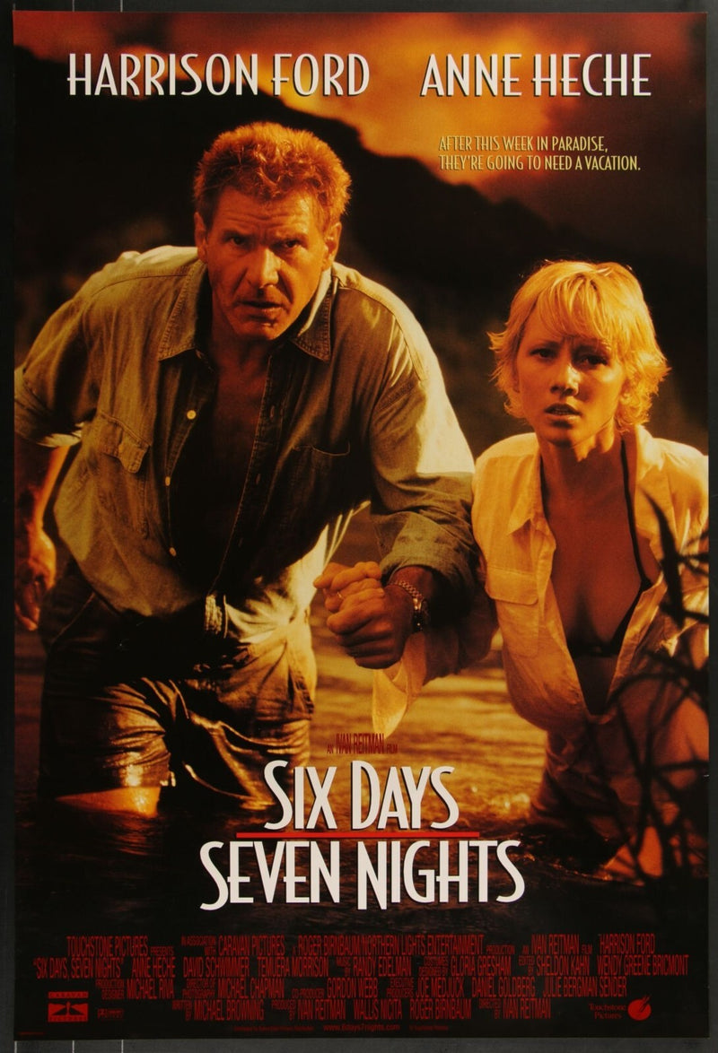 Six Days Seven Nights (1998) Original Movie Poster Rolled 27x40