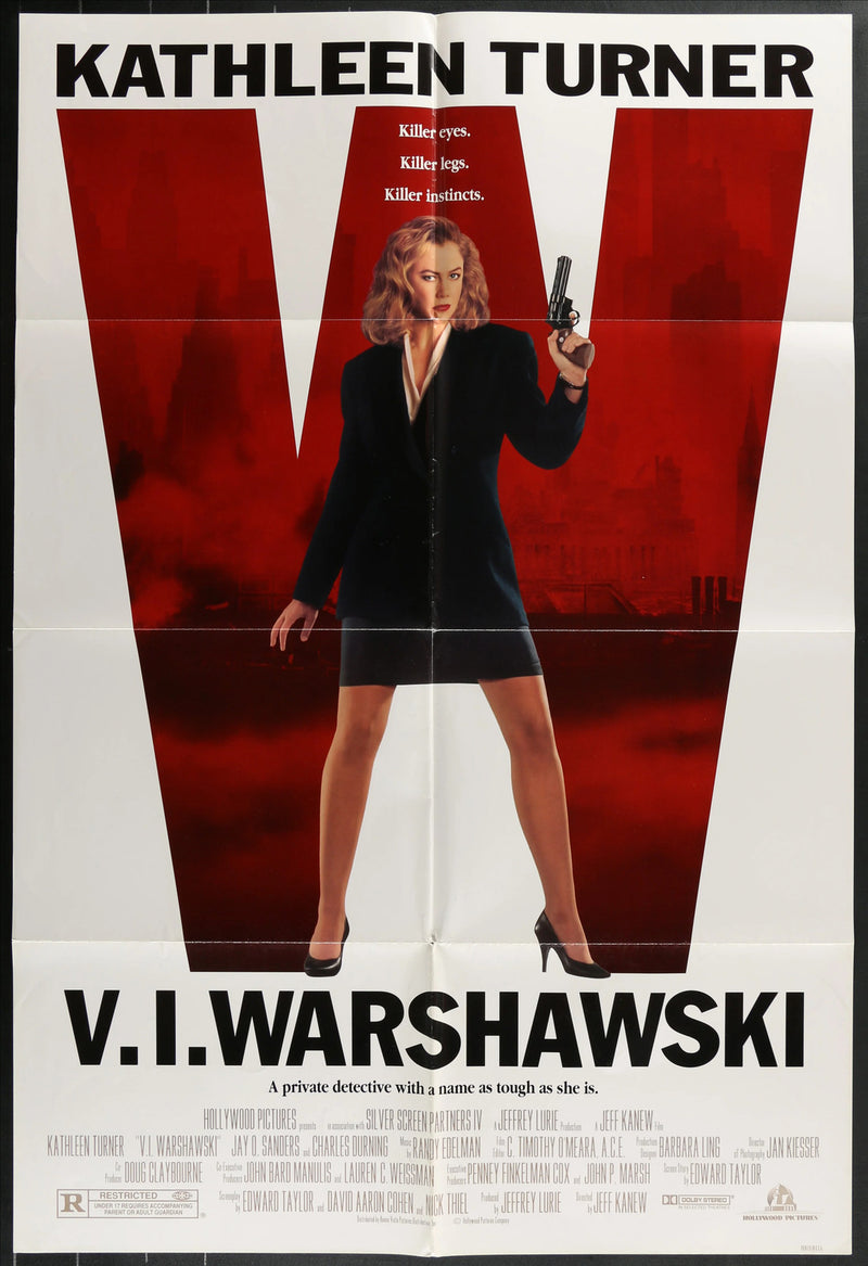 V.I. Warshawski (1991) Original Movie Poster Folded 27x40