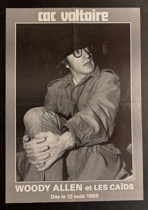 Woody Allen et Les Caïds (1988) CAC Voltaire Poster Folded 16x23