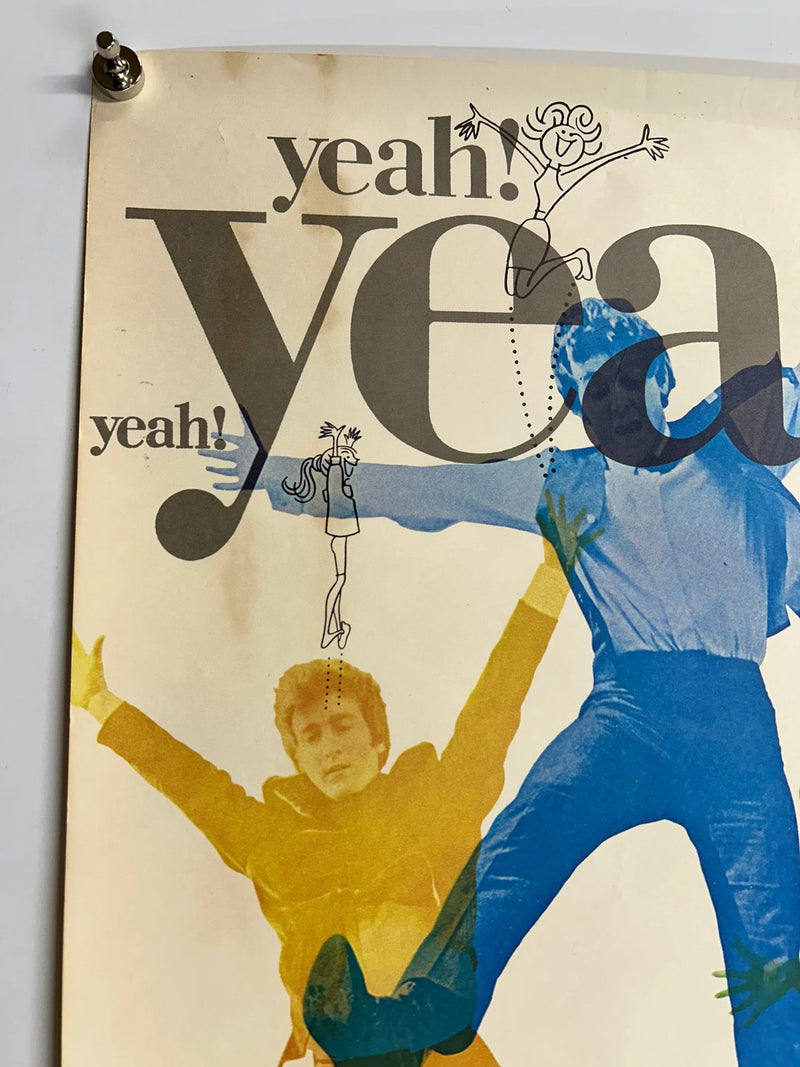 Yeah! Yeah! Yeah! The Beatles (1964) Original Japanese Poster 20x29