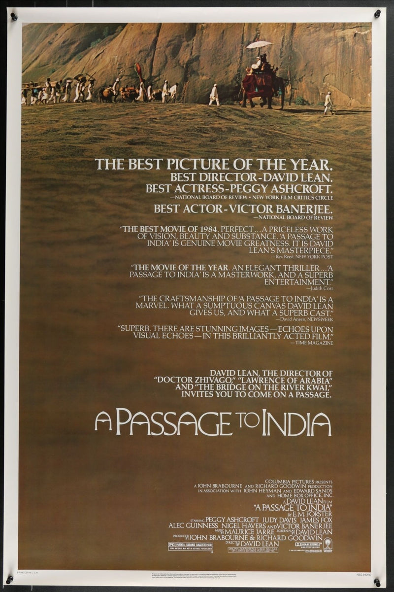A Passage to India (1984) Original Single-sided Movie Poster Rolled 27x40