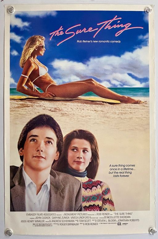 The Sure Thing (1985) Original Movie Poster Rolled 27x41