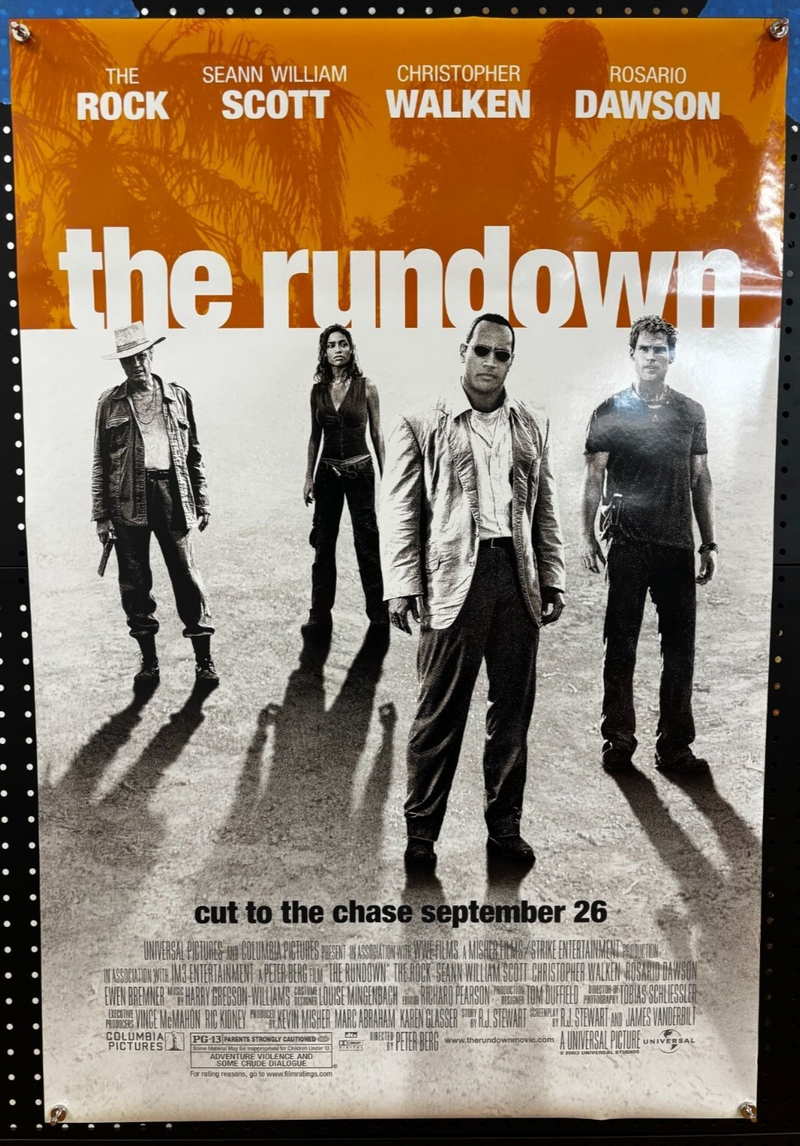 The Rundown (2003) Double-Sided, Original Rolled Poster (27x41)