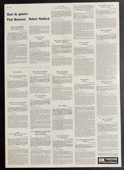 Butch Cassidy and the Sundance Kid (1985 CAC Voltaire) Poster Folded 15.75x22.75