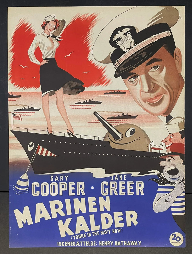 Marinen Kalder (1951) Original German Movie Poster