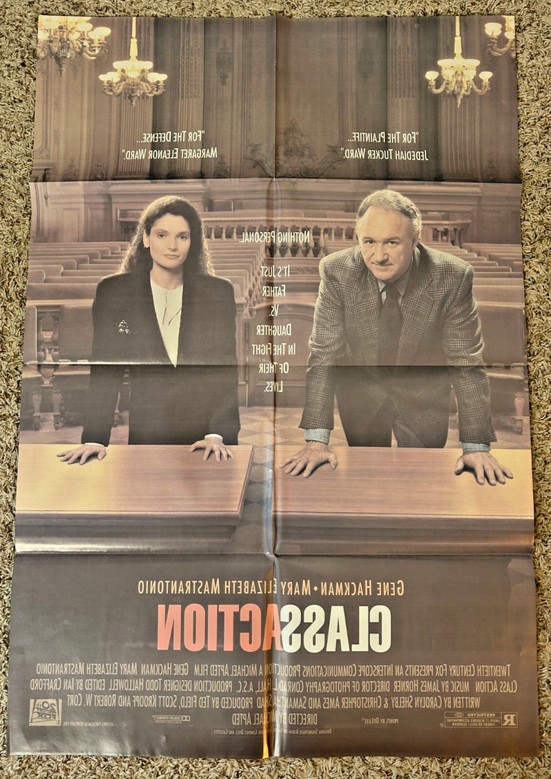 Class Action (1991) Orig. Move Poster One-Sheet 27x40 Folded Double-Sided BP31