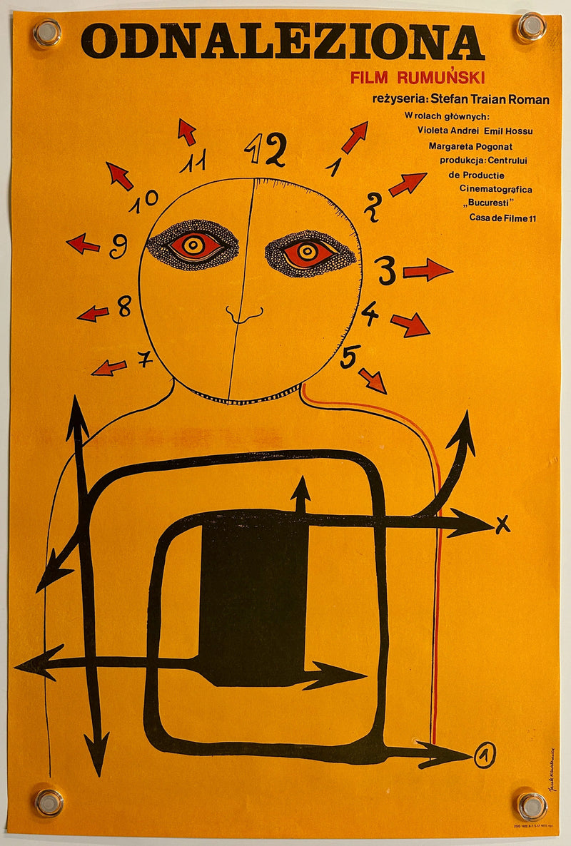 Odnaleziona (1978) Original Polish Movie Poster 26x38