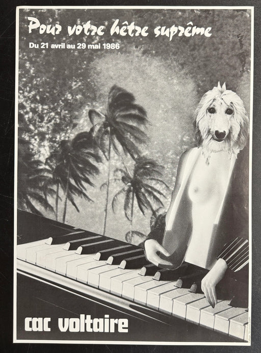 Pour Votre Hêtre Suprême (1986) CAC Voltaire Poster Rolled 15.75x22.75