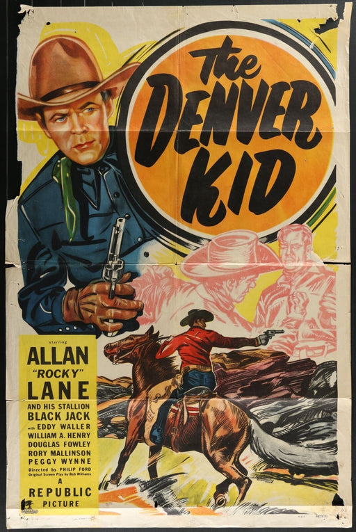 The Denver Kid (1948) Original Movie Poster Folded 27x41