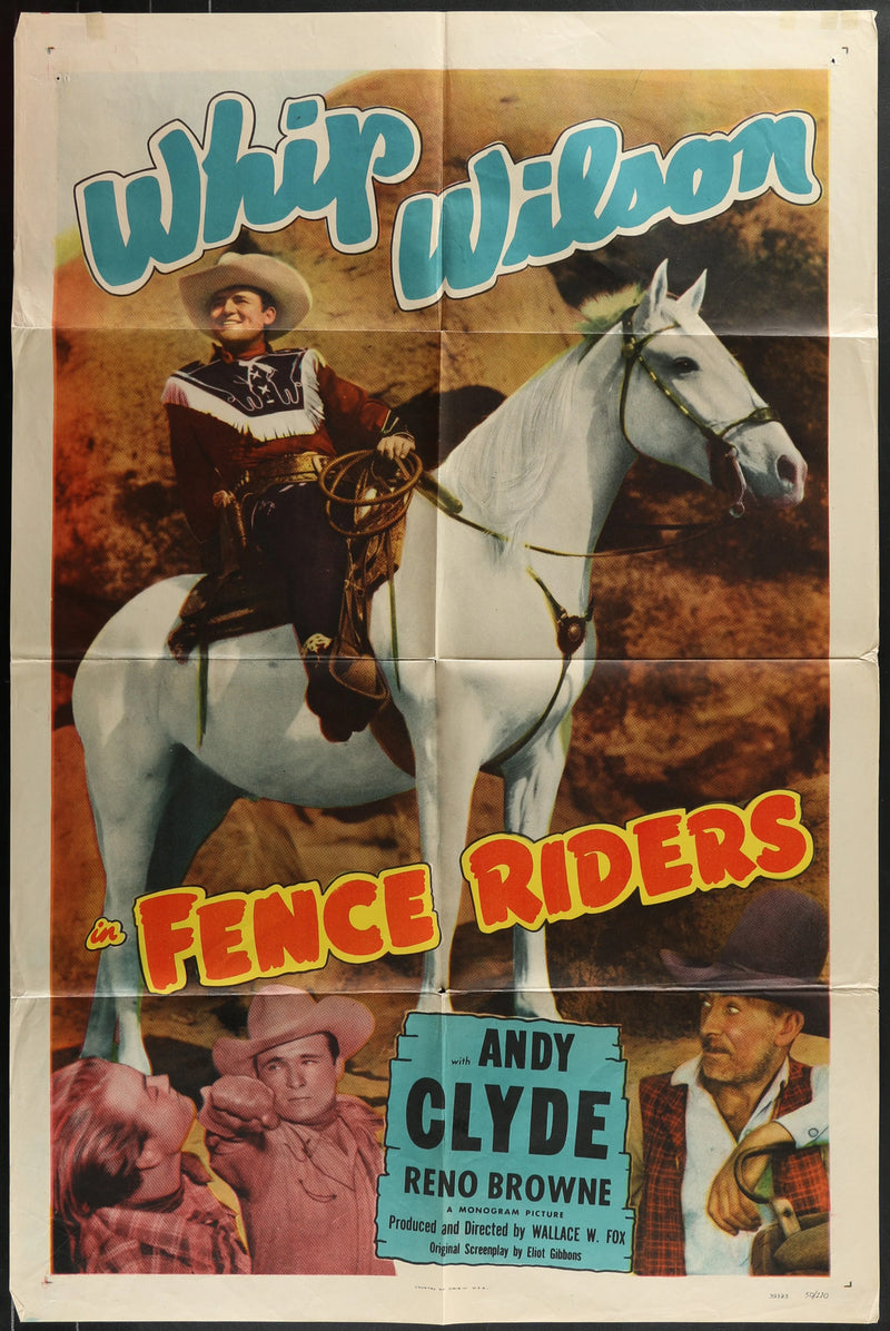 Fence Rider (1950) Original Western Movie Poster F 27x41