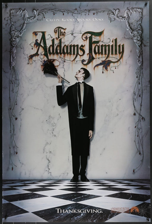 The Addams Family (1991) Original Movie Poster Frank Rolled 27x40
