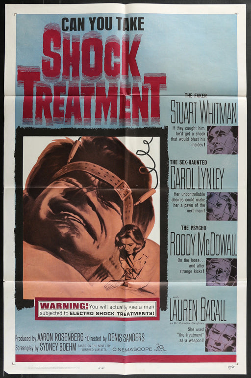 Shock Treatment (1964) Original Movie Poster F 27x41