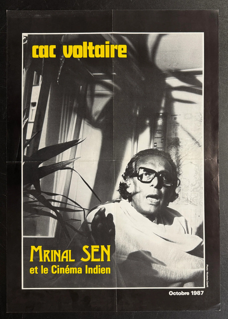 CAC Voltaire – Mrinal Sen (1987) Orig Poster Folded 15.75x22.75