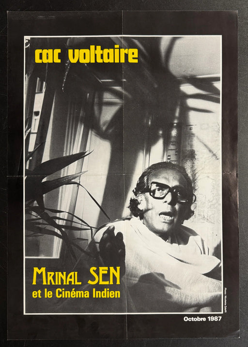 CAC Voltaire – Mrinal Sen (1987) Orig Poster Folded 15.75x22.75