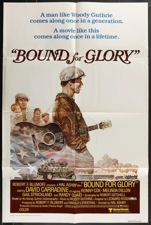 Bound for Glory (1976) Original Movie Poster Folded 27x41