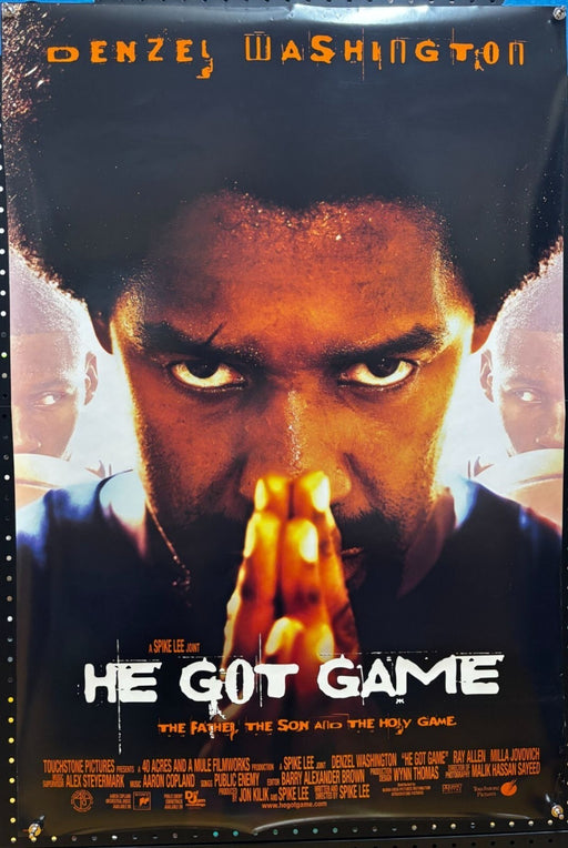 He Got Game (1998) Double-Sided, Original Rolled Poster 27x40