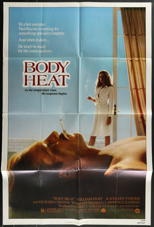 Body Heat (1981) Original Movie Poster Folded 27x41