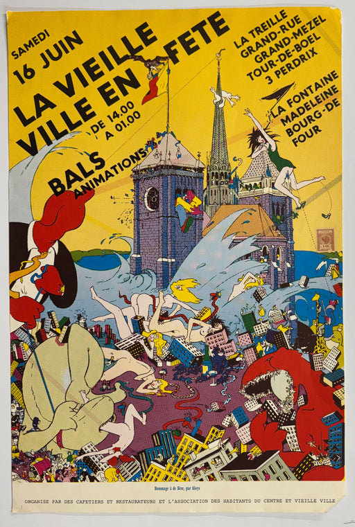 La Vieille Ville en Fête – Aloys (1984) Original Poster Rolled 15.75x22.75