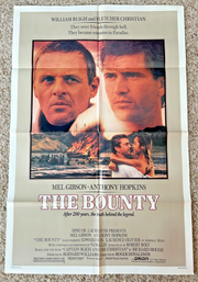 The Bounty (1984) Orig. Movie Poster One-Sheet 27x41 Folded Gibson Hopkins BP40