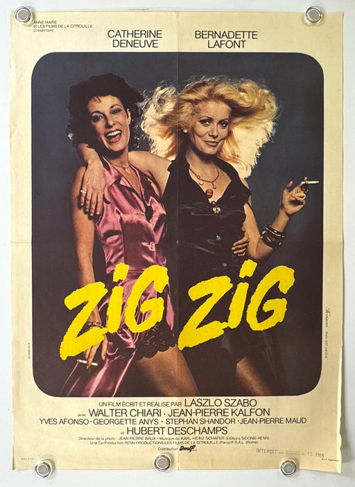 Zig Zig (1975) Original French Movie Poster 23x31