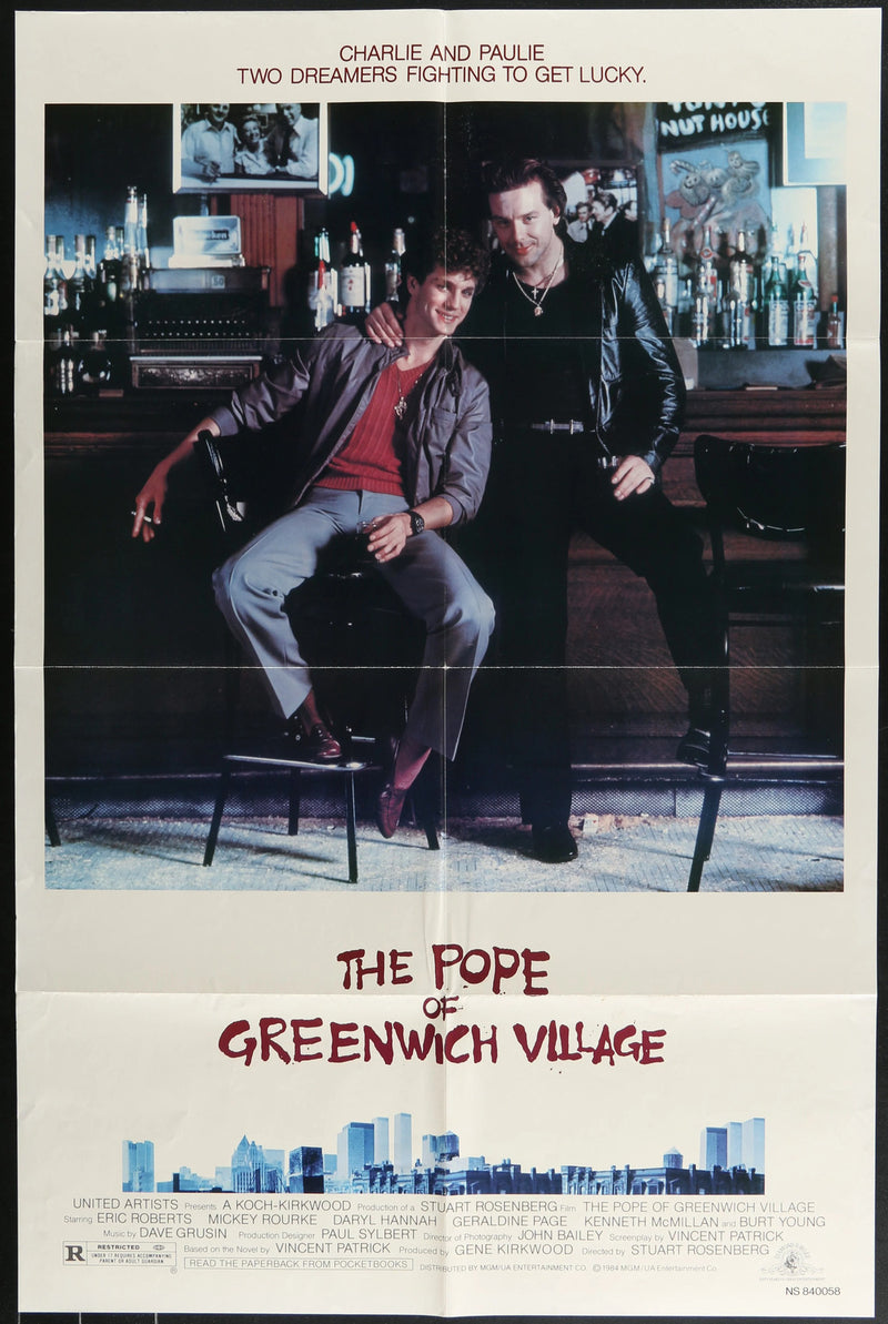 The Pope of Greenwich Village (1984) Original Movie Poster Folded 27x41