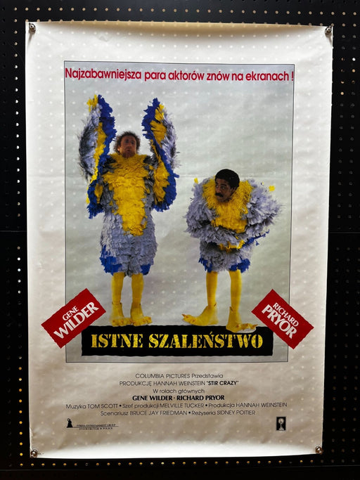 Stir Crazy (1980) Original Polish Movie Poster Rolled 26.5x38