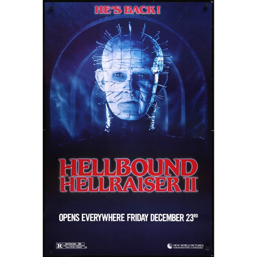 HELLBOUND: HELLRAISER II Original Theatrical Unfolded Movie Poster 26 1/2" x 40"